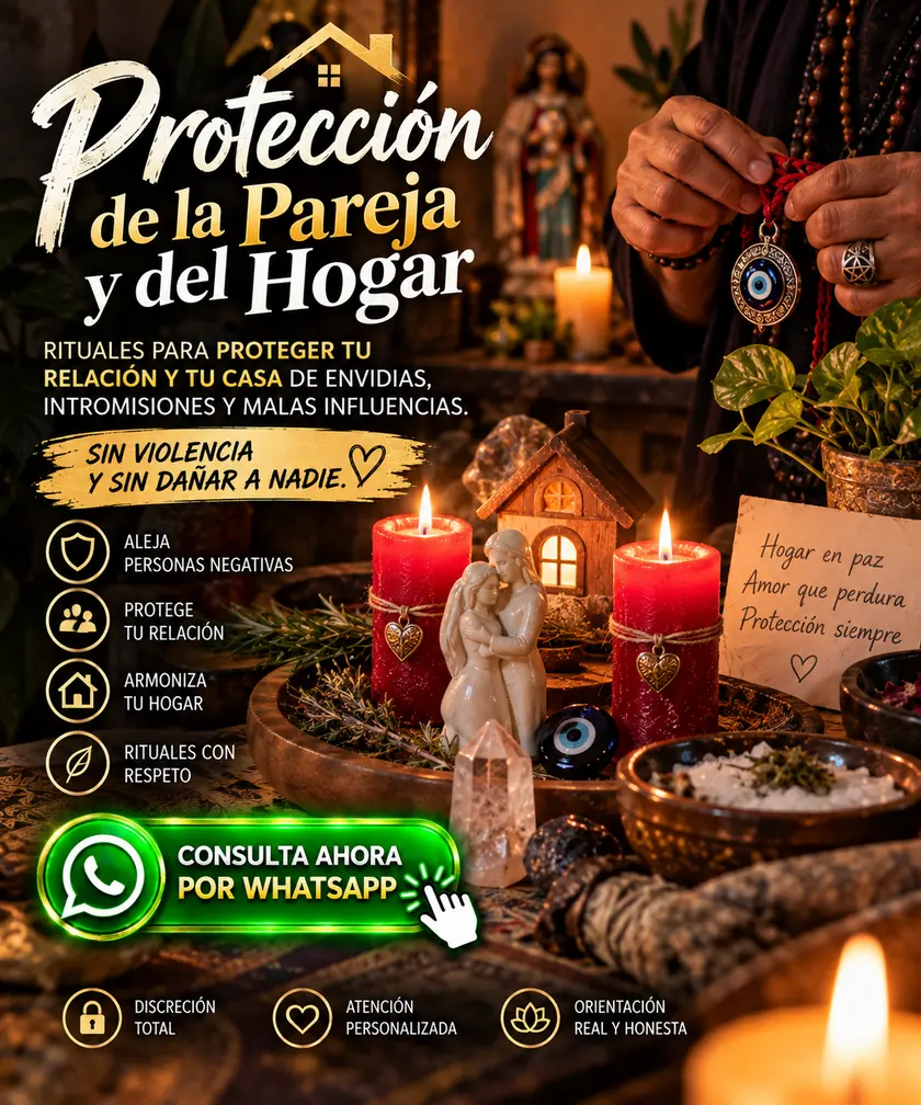 Protección de la pareja y del hogar: rituales para proteger tu relación y tu casa de envidias, intromisiones y malas influencias, sin violencia y sin dañar a nadie